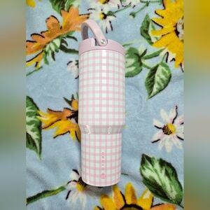 Brand New Hydrojug 40 oz Sport Pink Gingham